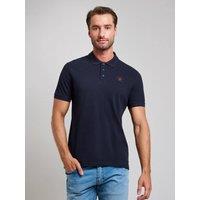 Beverly Hills Polo Club Men's MODERN SLIM FIT POLO SHIRT in Blue | Size: Large