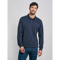 Beverly Hills Polo Club Men's POLO PONY LS POLO SHIRT in Blue | Size: XL