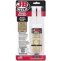 JBL J-B Weld PlasticBonder Syringe Tan 25ml in White