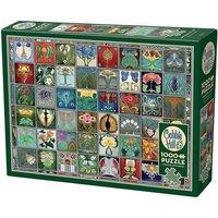 Cheatwell Games Cobble Hill Art Nouveau Tiles 1000 Piece Puzzle