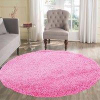 Desire Rugs Modern Elegant Soft Shaggy Rug for Living Rooms - Stylish Area Rugs in Pink | Size: 80 cm x 150 cm