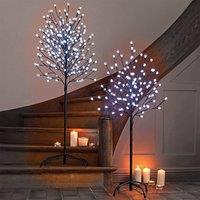Coopers of Stortford LED Tree with Flexible Branches, Weatherproof, 120cm or 150cm in Black | Size: 120 cm x 100 cm