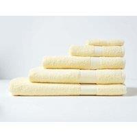 Homescapes 500 GSM Turkish Cotton Towel Soft, Absorbent & Quick-Drying in Yellow