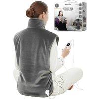 Keplin Heating Pad, Electric Heat Pad with Automatic Switch Off, 9 Heat in Grey | Size: Double