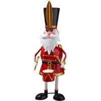 Samuel Alexander 44cm Hand Painted Metal Christmas Captain Santa Decoration