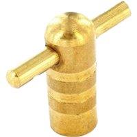 Securpak Brass Radiator Key Pack of 2 in Brown