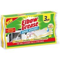 Elbow Grease Sponge Scourers (Pack of 3) in White