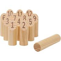 Vinga Wood Number Game in Brown