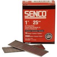 SENCO 16 Gauge Galvanised Straight Brad Nails in Metallic Silver
