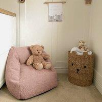 rucomfy Beanbags rucomfy Indoor Kids Bean Bag Chair - Snug Snuggle Seat in Dusty Pink