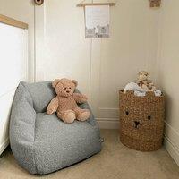 rucomfy Beanbags rucomfy Indoor Kids Bean Bag Chair - Snug Snuggle Seat in Grey