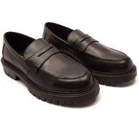 Off the Hook Men's 'Bowie' Leather Black Elevated Loafer | Size: 11