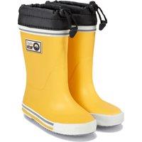 Spotty Otter Forest Leader Fleece Lined Wellies in Yellow | Size: Infant 4