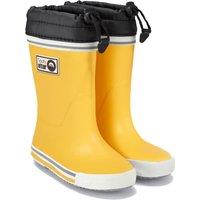 Spotty Otter Forest Leader Fleece Lined Wellies in Yellow | Size: Infant 8