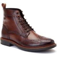 Base London Men's Dealer Brogue Boot in Brown | Size: 10