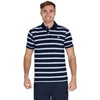 Raging Bull Men's Classic Triple Stripe Birdseye Polo in Navy | Size: Large
