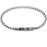 ANCHOR & CREW Men's Talbot Mooring Silver Chain Bracelet | Size: 19 cm