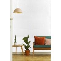 Superfresco Paintable Woodchip Effect Textured White Durable Wallpaper | Size: 10000mm x 520mm