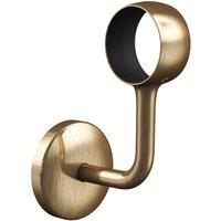Rothley Antique Brass Modern Bannister Staircase Handrail Wall Bracket 40mm in Bronze
