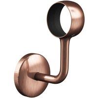 Rothley Antique Copper Modern Bannister Staircase Handrail Wall Bracket 40mm