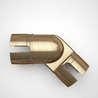 Rothley Antique Brass Adjustable Bannister Staircase Handrail Elbow 40mm in Bronze
