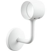 Rothley Matt White Modern Staircase Handrail Connecting Wall Bracket 40mm