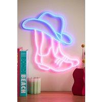 ValueLights Neon Sign Cowboy Style Novelty Wall Light