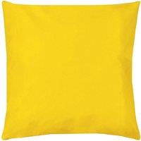 Furn Plain Water & UV Resistant Reversible Outdoor Cushion in Yellow | Size: 55 cm x 55 cm