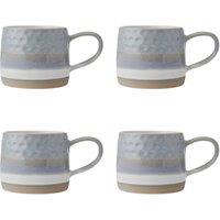Mikasa Set of 2 Grey Textured Stoneware Mugs Set of 2