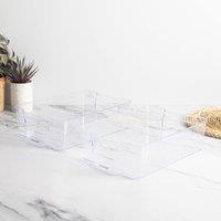 Mikasa Set of 2 Large Clear Fridge Storage Boxes