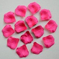 Shatchi 1000pcs Dark Pink Silk Rose Petals Wedding Mothers Day Wedding Confetti Anniversary Table Decorations
