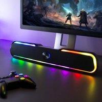 Menkind RED5 Colour Changing Gaming Soundbar Speaker in Black