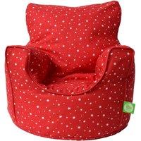 Bean Lazy Cotton Red Stars Bean Bag Arm Chair with Beans Child / Teen size | Size: Large