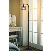 165.5cm Corner Standing Metal Lamp with Foot Pedal Switch in Black