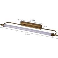 Wall Mounted Vintage LED Mirror Front Light in Bronze