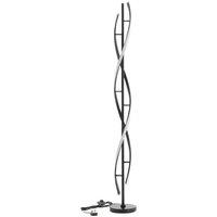 Contemporary LED Floor Standing Lamp in Black