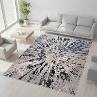 Smart Living Luxury Soft Modern Shimmer Sunset Rug for Living & Bedroom in Blue | Size: 120 cm x 170 cm