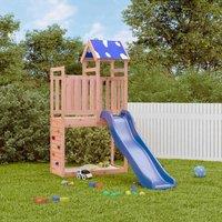 Berkfield Home Outdoor Playset Solid Wood Douglas in Brown