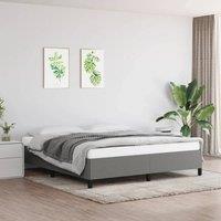 Berkfield Home Bed Frame Dark Grey 180x200 cm Super King Fabric