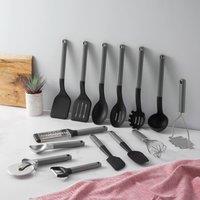 KitchenAid 14pc Charcoal Grey Kitchen Utensil Set