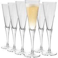 Bormioli Rocco Ypsilon Champagne Flutes - 160ml - Pack of 12 in Clear
