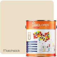 LANDLORDS PAINT Kitchen & Bathroom Paint - 5L in Matchstick