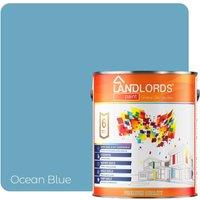 LANDLORDS PAINT Kitchen & Bathroom Paint - 5L in Ocean Blue