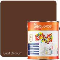LANDLORDS PAINT Kitchen & Bathroom Paint - 5L in Leaf Brown