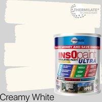 THERMILATE TECHNOLOGIES InsOpaint ULTRA - 9 IN 1 Interior & Exterior Paint - 1L in Creamy White