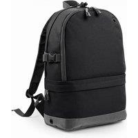 Bagbase Backpack Rucksack Bag (18 Litres Laptop Up To 15.6 Inch) Pack of 2 in Black