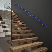Rothley Deep Blue Premium Easy Install Indoor Modern Stair Handrail Kit 2.4m