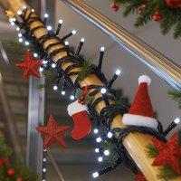 Voltico 400 LED Chaser Christmas String Lights in Warm White | Size: 12m