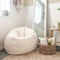 rucomfy Beanbags rucomfy Slouchbag Bean Bag - Classic Snug Indoor Seat for Adults in Cream