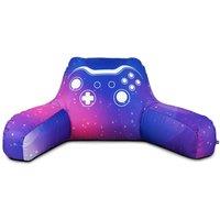 rucomfy Beanbags rucomfy Purple Galaxy Gaming Controller Cushion - Cuddle Pillow for Gamers